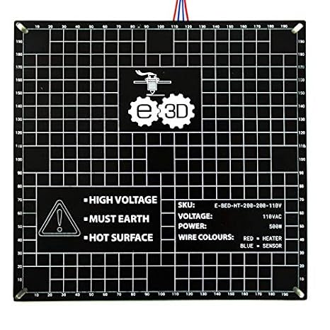 High Temperature Heated Beds-300x200mm-240V (E-BED-HT-300-200-240V-KIT)