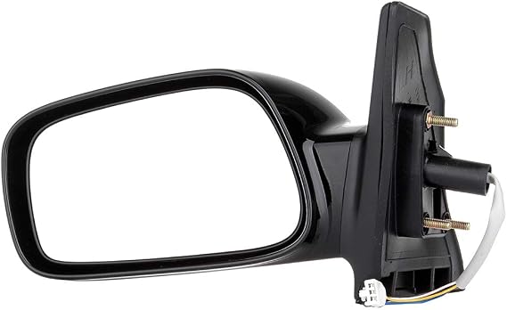Non-Folding Non-Heated Black Driver Side Mirror Compatible with 2003-2008 for Toyota Corolla Left Side View Mirror Power Adjustment Smooth