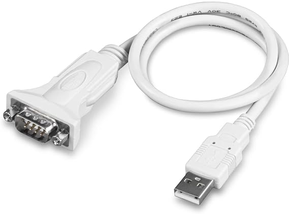 TRENDnet USB to Serial 9-Pin Converter Cable, TU-S9, USB to RS232 Serial Adapter, Supports Windows & Mac, 64cm 25 in. Cable Length, NDAA Compliant, Plug & Play, White