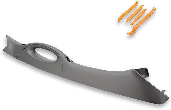 A Pillar Interior Trim Handle Left Driver Side Compatible with Ford F150 F-150 2004-2008 Lincoln Mark LT 2006-2008 A Pillar Grab Handle Assist Panel 4L3Z-1503599-AAB (Left Driver Side Gray)
