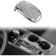 Gear Shift Knob Cover Trim car Interior Accessories Black Gear Shifter Knob Cover Compatible with Honda Civic Sedan 2022 Accord 10th 2018 2019 2020 2021 (Bling)