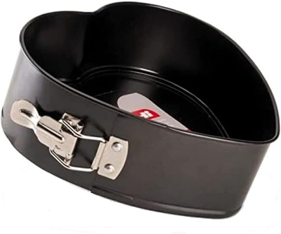 IBILI 8.6-Inch Heart Shaped Cake Pan | Made in Spain | Springform Pan with Removable Bottom/Leakproof Cake Pan, Non-Stick Cheesecake Pan, Perfect for Baking Desserts For Weddings & Valentine's Day