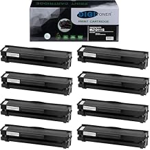 Compatible Toner Cartridges Replacement for Samsung 111S 111L MLT111S MLT-D111S MLTD111S D111S High Yield Toner Cartridge Replacement for Samsung Laser Printer Black [8 Pack]