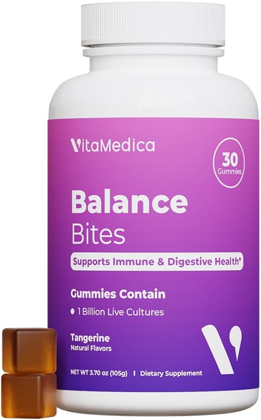 VitaMedica Balance Bites - Probiotic Gummies - 30 Count