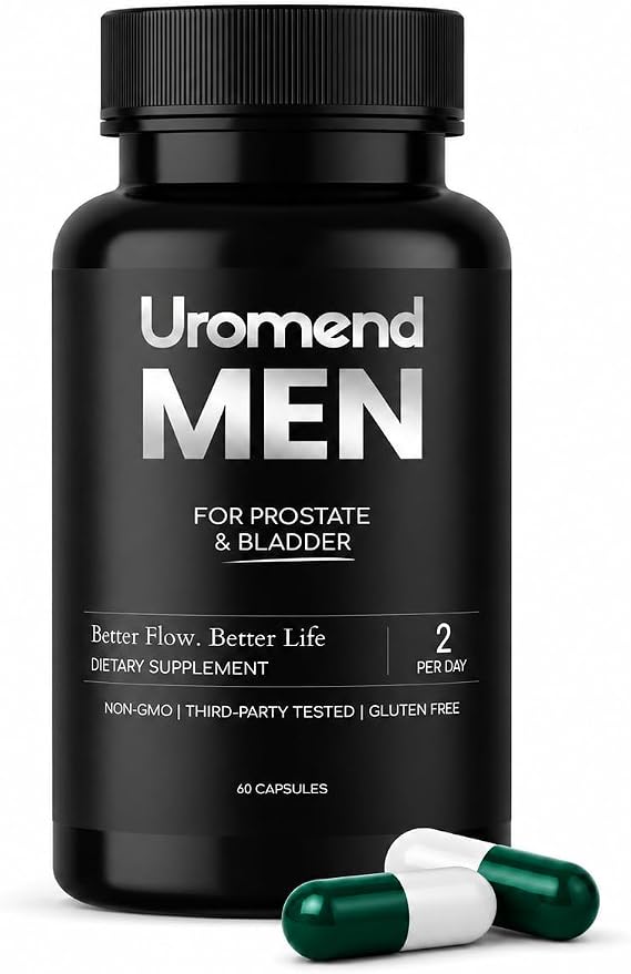 Men's Advanced Prostate Support with Pumpkin Seed | Saw Palmetto | Stinging Nettle | Turmeric | 6-in-1 Formula | DHT Blocker | Urinary Health | Gluten & Sugar Free | Made in USA | 60 Capsules
