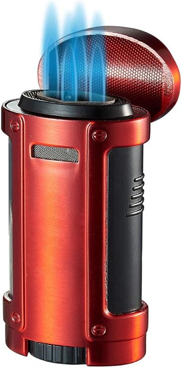 Visol Rhino Quad Torch Flame Refillable Gas Lighter (Shipped Without Butane)
