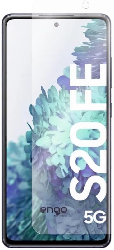 Engo Samsung Galaxy S20 Fe İle Uyumlu Mat Ekran Koruyucu Parmak İzi Bırakmayan Yansıma Ve Parlama Önleyici Koruma, 9H Temperli Kırılmaz Esnek Nano Cam