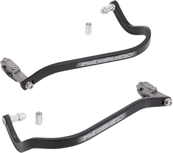 ジータレーシングZETA RACING スタンダード径22.2mmバー用 アーマーハンドガード ベンド ブラック 対応ハンドルバー内径Φ13.5~19mm 高剛性アルミ合金 プロテクション オフロード ドアノブ握り ダートフリーク Dirtfreak F5274旧品番:ZE72-0001