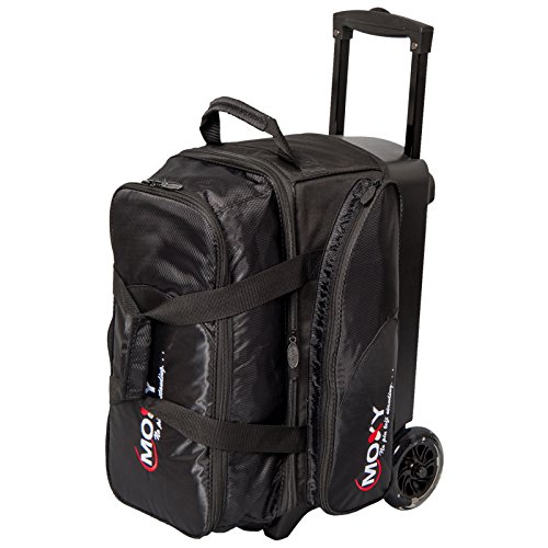 Bowlerstore Products Moxy Blade Premium Double Roller Bowling Bag- Black