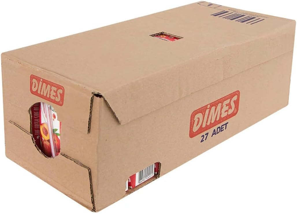 Dimes Şeftali 200MLx27'li Paket Meyve Suyu (1 Koli)