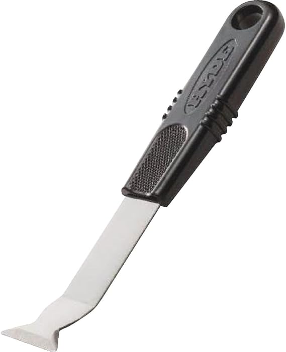 The HYDE Dig-ItTM Removal and Scraping Tool, Push or Pull scraping. Caulk Remover Tool, Paint Scraper, Putty Knife Scraper, Grout Removal Tool, Convienent size perfect for tool box, or tool bag.