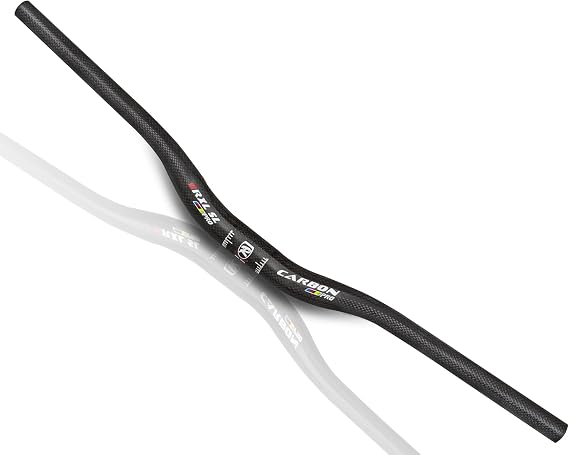Carbon Handlebars, Mountain Bike Handlebars, Riser Bars 31.8mm 3K Matt Glossy 680mm 700mm 720mm 740mm 760mm MTB Handlebars for Mountain Bikes,Road Bike