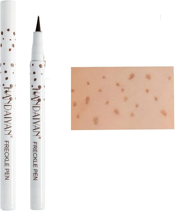 OCHILIMA Natural Freckle Pen, Faux Freckles Makeup Pen, Natural Lifelike Freckle Makeup Pen Magic Freckle Color, Waterproof Long Lasting Soft Dot Spot for Natural Effortless Sunkissed Makeup, 03# 