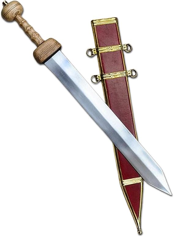 Pompeii Gladius with Simple Scabbard - Deepeeka
