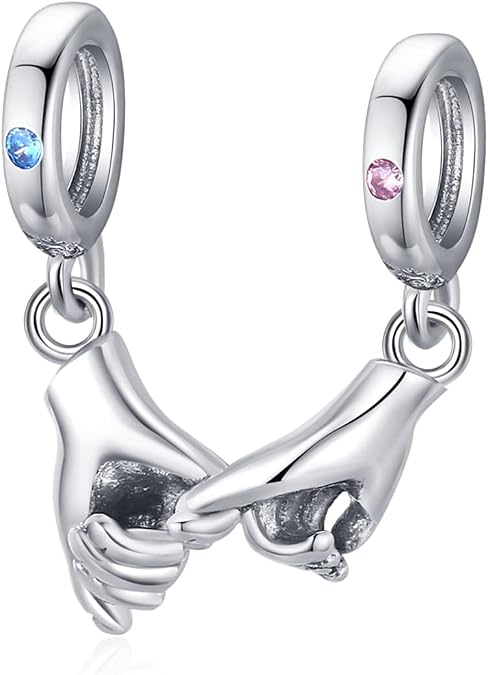 925 Sterling Silver Charm for Bracelets Charms Heart Women Jewelry Gifts