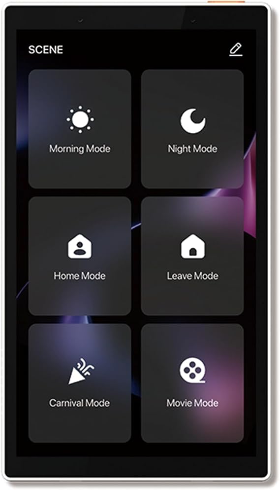 5 Inch Smart Home Control Panel Touchscreen, All-in-One Home Devices Switch Wall Mount Smart Panel Built-in Multimode Gateway and Voice Assistant Compatible with Smart Home Devices