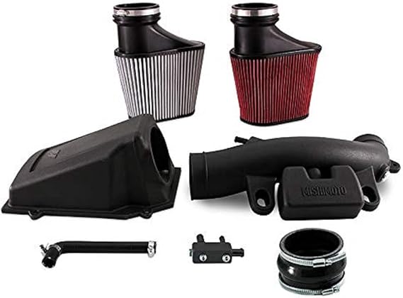 MIshimoto MMAI-JLH-18S Performance Air Intake Compatible With Jeep Wrangler JL 2.0L, 2018+, w/Oiled Filter