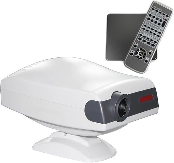 Optometry Eye Chart Projection Equipment,Eye Chart Projection, with 31 Visual Targets & Projection Board and Remote Control, Multi-Angle Rotation and Fast Measurement, for Optical Shops