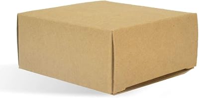 Charm Your Prince 1,000 CYP Kraft Square with No Round Window Soap Box - Homemade Soap Packaging - Soap Making Supplies - 100% Recyclable Materials - Case of 1,000!