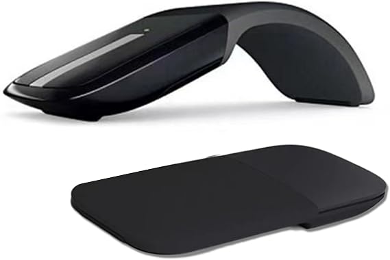 Microsoft Wireless Mouse, Wireless Arc Mouse Touch Thin Arc Bluetooth Surface Receiver S Pro Touch Portable Foldable Optical