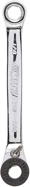 VIM Tools HBR3 Double Ended 1/4" Hex Bit Ratchet