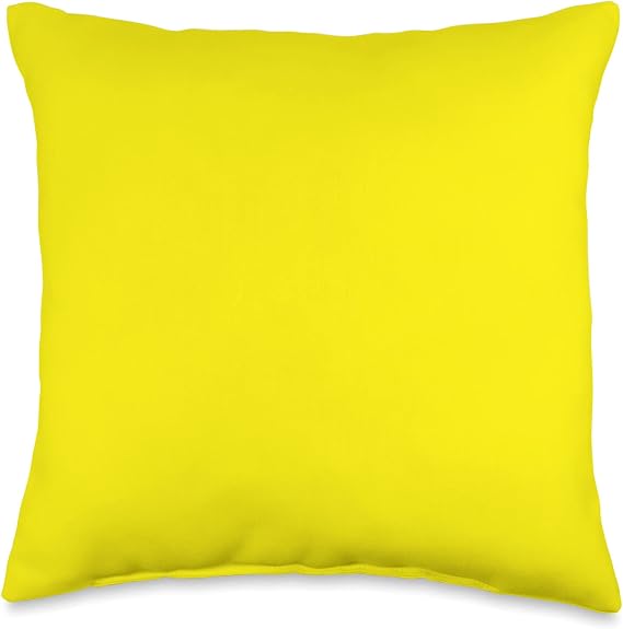 Yellow Throw Pillow