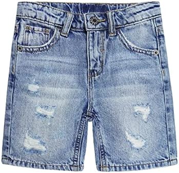 KIDSCOOL SPACE Baby Girls Boys Jeans Shorts,Ripped Simple Design Cute Summer Denim Pants