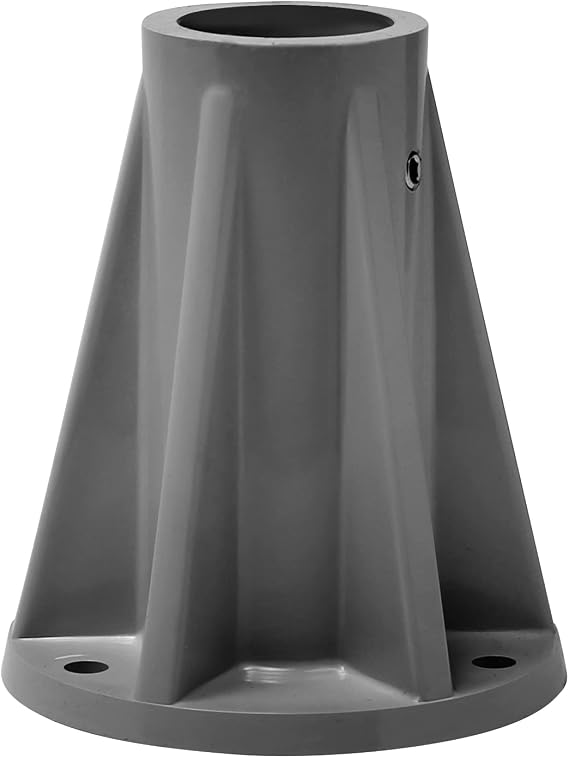 SAFTRON Two 6" Mounting Bases (Graphite Gray)