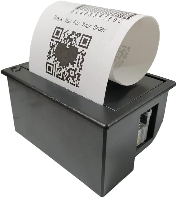 Maikrt Micro Thermal Printer 5~9V Embedded Thermal Receipt Printer Serial Port Microcontroller Secondary Development MCU Printing Module TTL/RS232