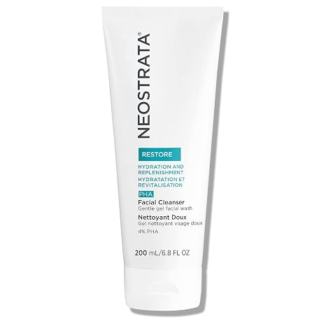 NEOSTRATA PHA Facial Cleanser Gentle Gel Facial Wash Soap-free Fragrance-free For Sensitive and Reactive Skin Types, 6.8 Fl Oz (Pack of 1)