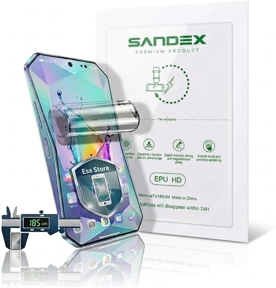 HONOR MAGİC 8 PRO AİR Nano Ekran Koruyucu Ekstra 185 UM Koruma EPU HD - SANDEX