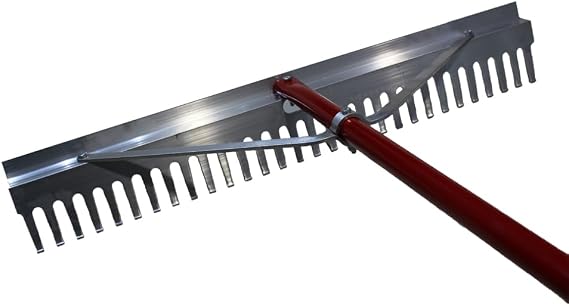 Hoss Bed Rake, 30 inch Aluminum Head, Made in The USA