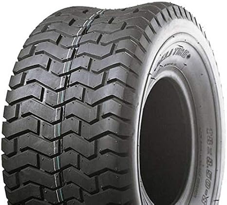 8 INCH DIAMETER TYRE - NEW MODEL DELI S-366 TY 18x8.50-8 74A6 (4PR) TL E TURF RIDER GOLF BUGGY RIDE ON GARDEN LAWNMOWER TRAILER TYRE