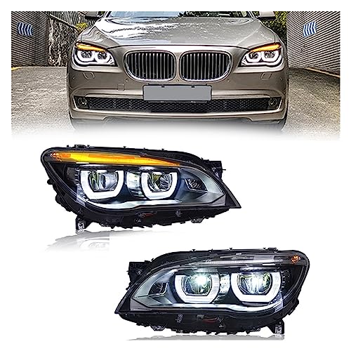 Full LED Modified Car Front Headlamp Compatible For BMW 7 Series F01 F02 Headlights 2009 10 11 12-2015 730i 740i 750i 760i Auto Accessories2014-2015 Year