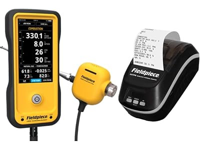 Fieldpiece CAT85K2 - Combustion Analyzer with Live Draft, Built-in Manometer, and Printer
