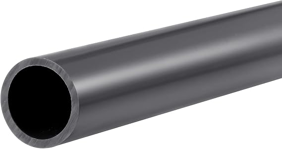 TOP-VIGOR 16mm(5/8") ID 20mm(0.78") OD PVC Rigid Round Pipe, 0.35M(1.15ft) Length Plastic Tube, High Impact for DIY Water Pipe, Aquarium, Fish Tank, Crafts, Cable Sleeve, Light Grey