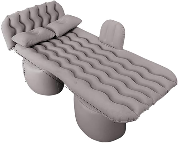 Car Air Mattress for Ford Maverick 2022 2023 2024, Inflatable Car Bed for Back Seat Sleeping, Soft Car Inflatable Bed Back Seat Mattress Airbed,B Grey