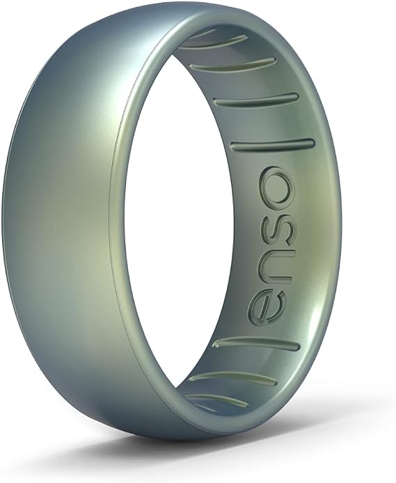 Enso Rings Classic Elements Silicone Ring | Made in The USA | Comfortable, Breathable, and Safe