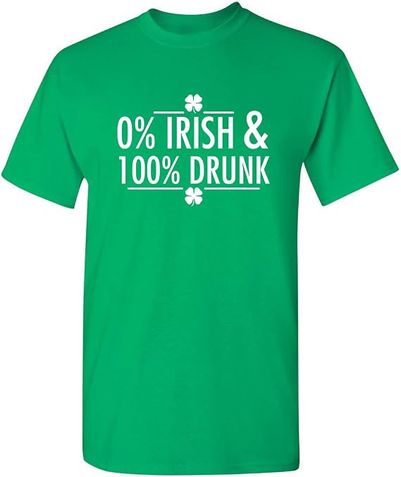 St. Patrick's Day T Shirt | Lucky Shamrock Funny St Patricks Day Shirts | Perfect Novelty Gift for Men & Women