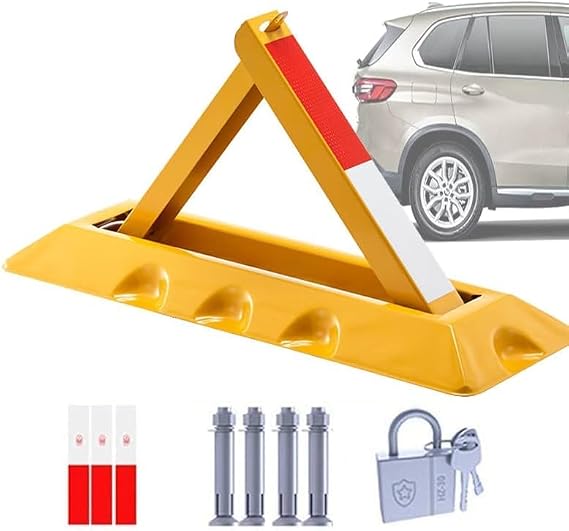 Parking Barrier Lock，riangular Parking Lock，Lockable Parking Barrier(Size:60cm)