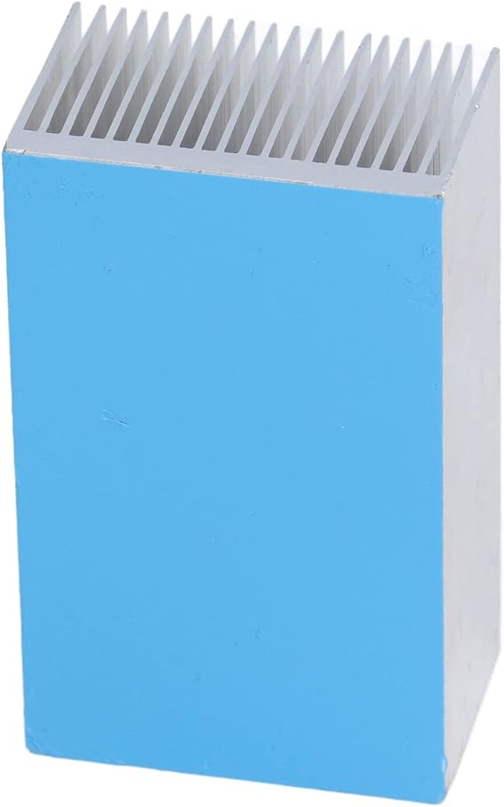 Wisecoco 2Pcs Aluminum Heat Sink, Electronic Radiators Fast Heat Dissipation Anti Oxidation Practicable Extruded Heat Sink for Replacement(with Adhesive)