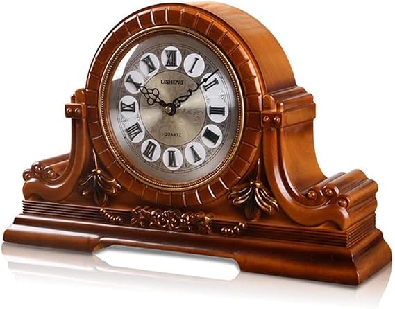 Classic Retro Desk Clock Snooze Classic Retro Table Clock Bedroom Office Home Desktop Decor Timing Gadget Alarm Shelf Clock