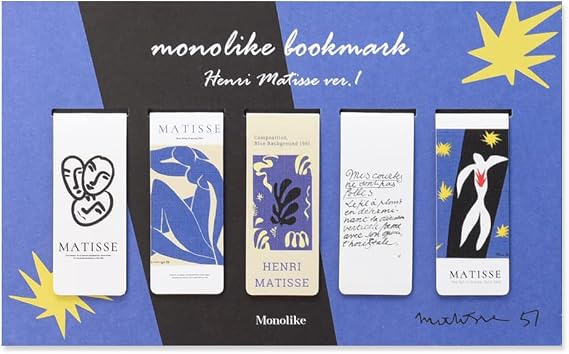 Monolike Magnetic Bookmarks Henri Matisse Ver.1, Set of 5