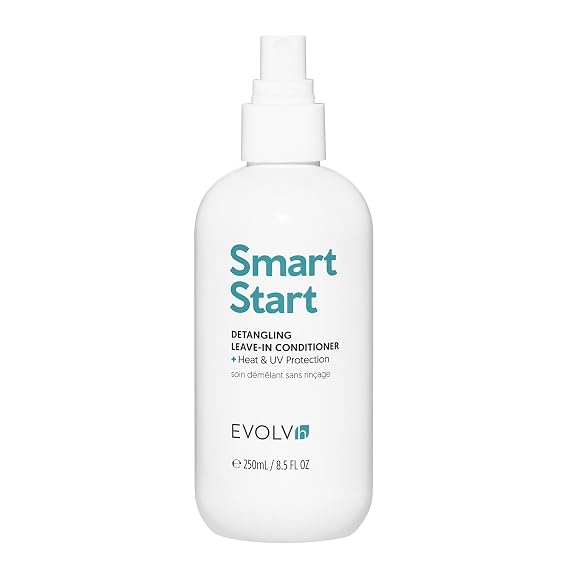 EVOLVh - Natural SmartStart Leave-In Conditioner + Detangler | Vegan, Non-Toxic, Clean Hair Care (8.5 fl oz | 250 mL) Packaging May Vary