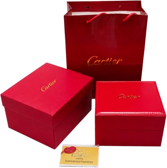 Watch Display Box Wooden Frame Timepiece Case with Wooden Frame Structure and Soft Cushion Lining for Santos de Cartier
