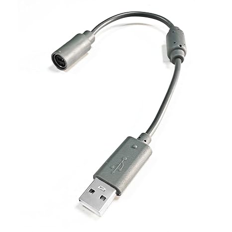 USB Breakaway Cable Replacement for Logitech G920 G923 G27 G29, Ferrari 458 Spider Racing Wheel Driving Force, Xbox USB Plug Fast Data Transmission, Silver