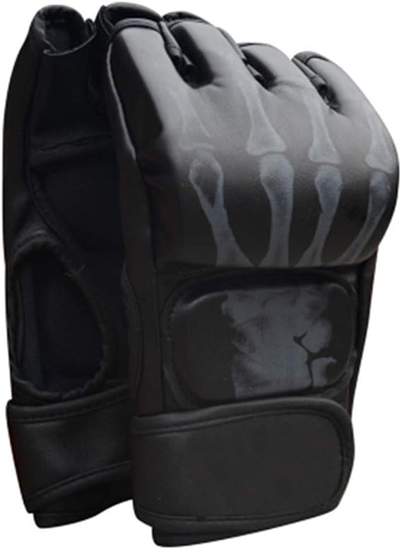 Half Finger Boxing Gloves Men MMA UFC Sparring Grappling Fight Gants PU Kickboxing Gloves Boxing Equipment