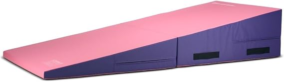 We Sell Mats Gymnastics Incline Mat, Folding and Non-Folding Cheese Wedge Skill Shape, Tumbling Mat for Gymnastics Training, Cheerleading and Obstacle Courses
