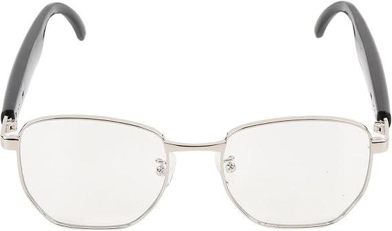 Generic Ai Translation Smart Glasses, Translation Glasses Support for GPT for DeepSeek Transparent Lenses SILVER