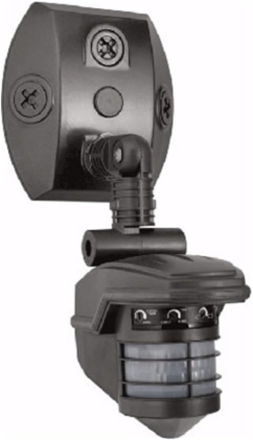 RAB Lighting STL360 Outdoor Motion Sensor Light Control 360 Degree Plus 180 Detection Directly Below, Dusk to Dawn Photocell, Evening Timer, 6000V Surge, Hardwired 120V Commercial Grade, Bronze